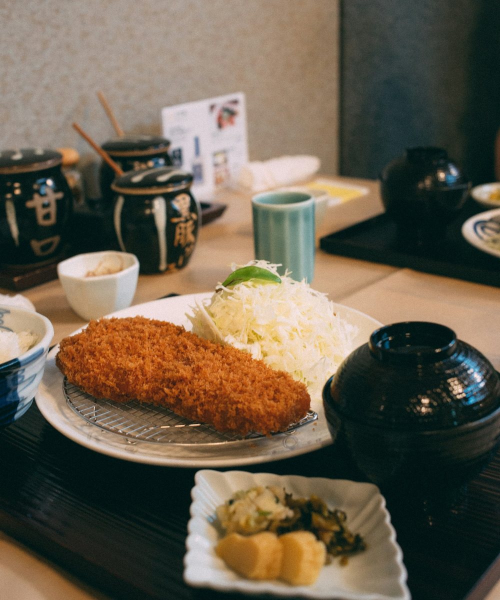カツ定食 Katsu set at Katsuhon Melbourne